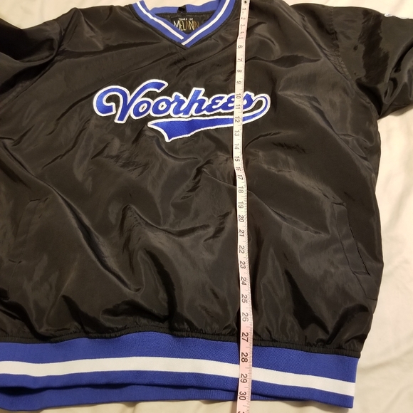 Tones of Melanin Vorhees College Logo Lined Windshirt Pullover Jacket - Picture 12 of 13